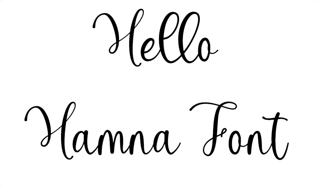 Hello Hamna Font Download