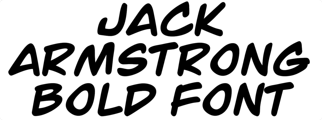 Jack Armstrong Bold Font Download