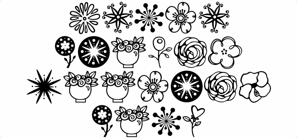 Janda Flower Doodles Font Download