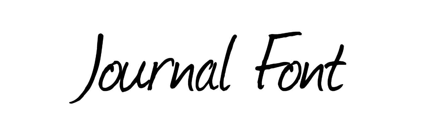 Journal Font Download