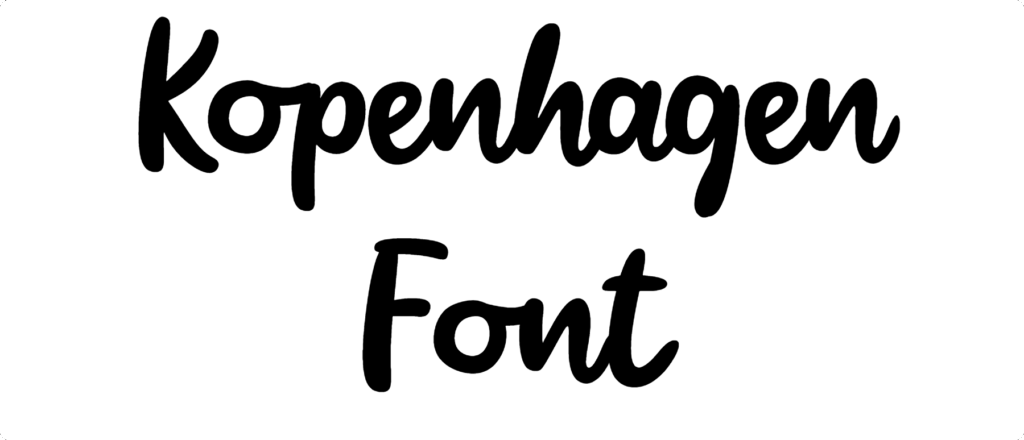 Kopenhagen Font Download