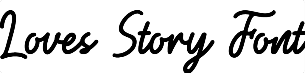Loves Story Font Download