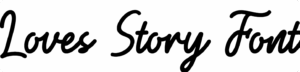 Loves Story Font Download