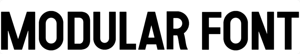 MODULAR Font Download