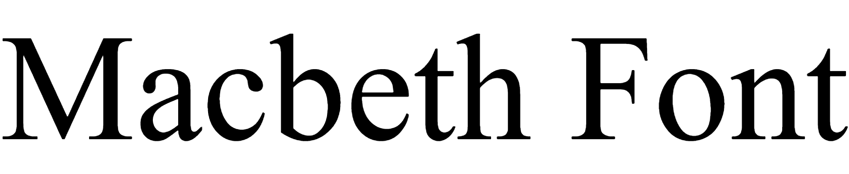 Macbeth Font Download