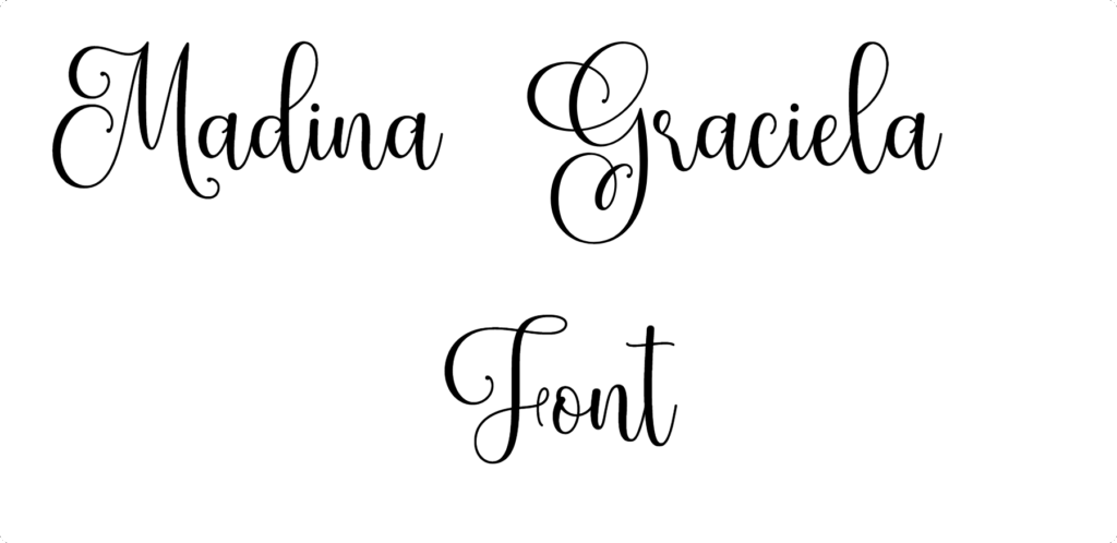 Madina Graciela Font Download