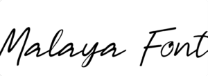 Malaya Font Download