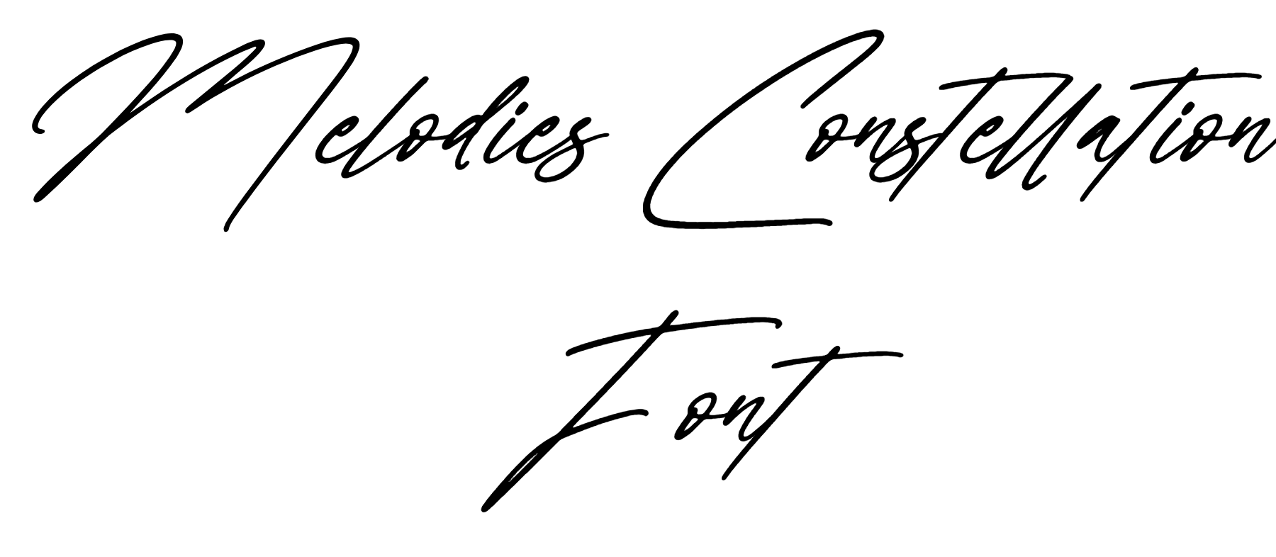 Melodies Constellation Font Download