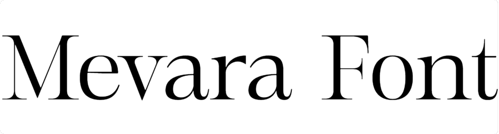 Mevara Font Download