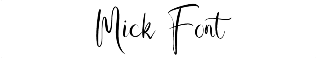 Mick Font Download