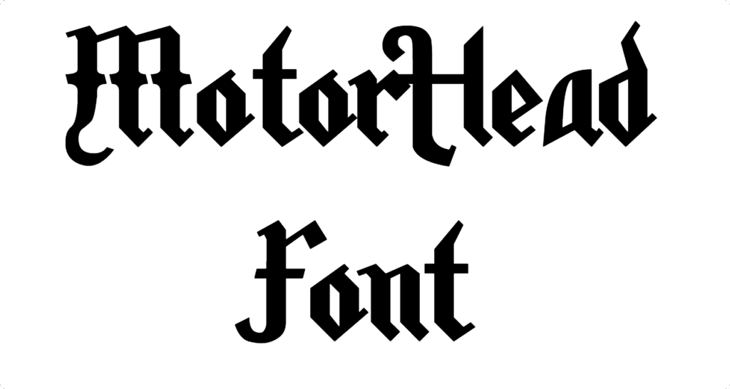 MotorHead Font Download