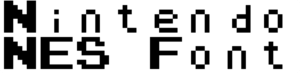 Nintendo NES Font Download