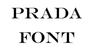 Prada Font Download