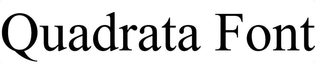 Quadrata Font Download