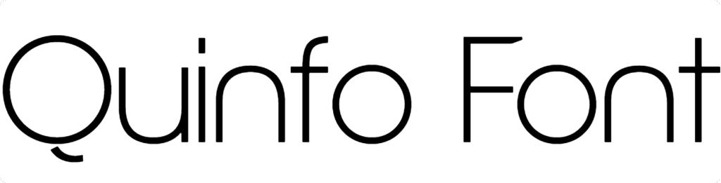 Quinfo Font Download