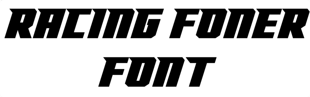 Racing Foner Font Download