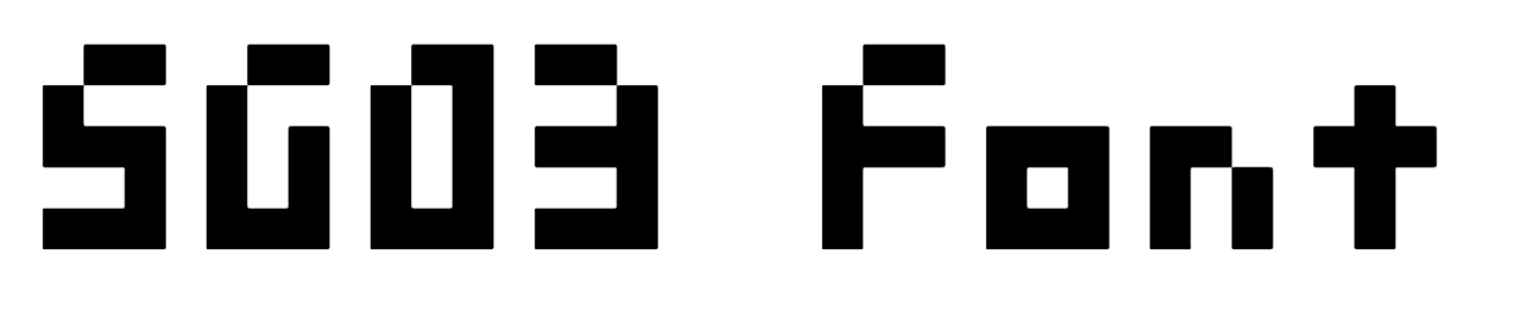 SG03 Font Download