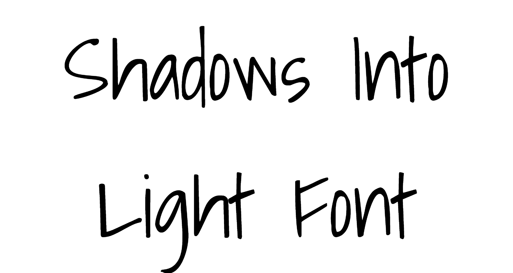 Shadows Into Light Font Download