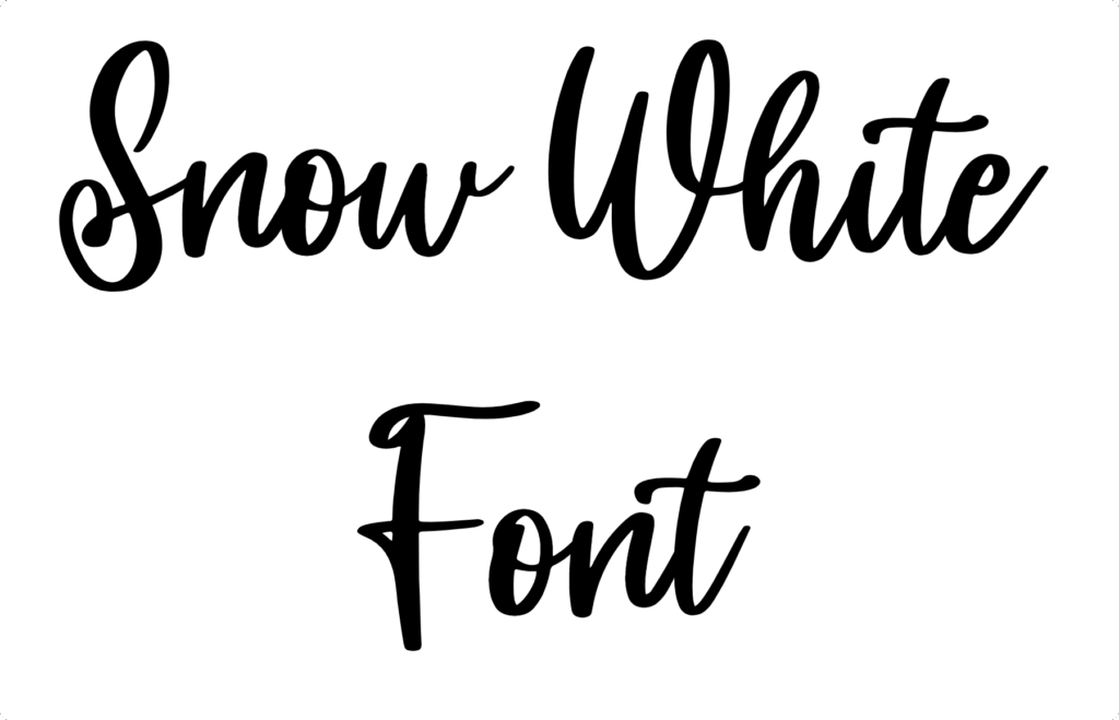 Snow White Font download