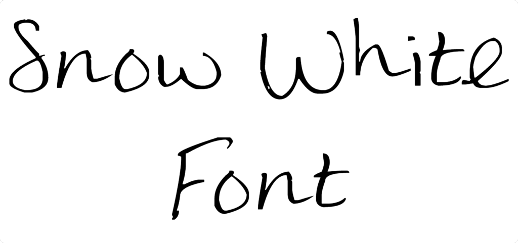 Snow White Font Download