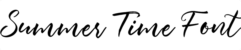 Summer Time Font Download