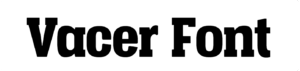 Vacer Font Download