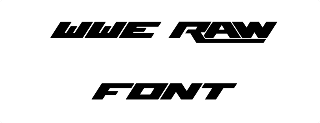 WWE Raw Font Download