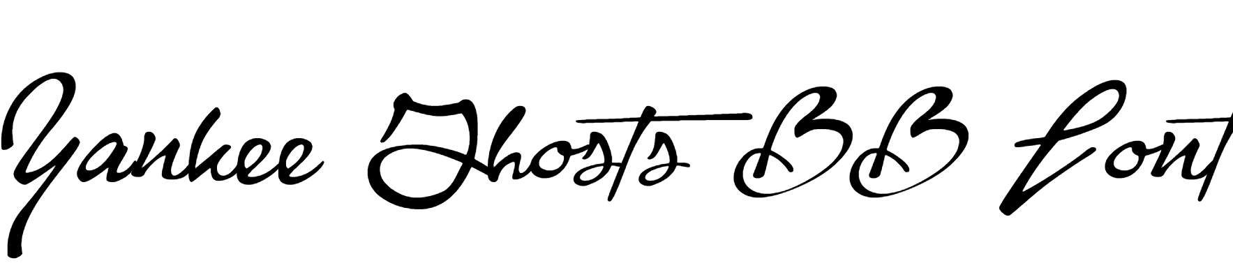 Yankee Ghosts BB Font Download