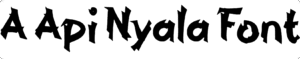 A Api Nyala Font Download