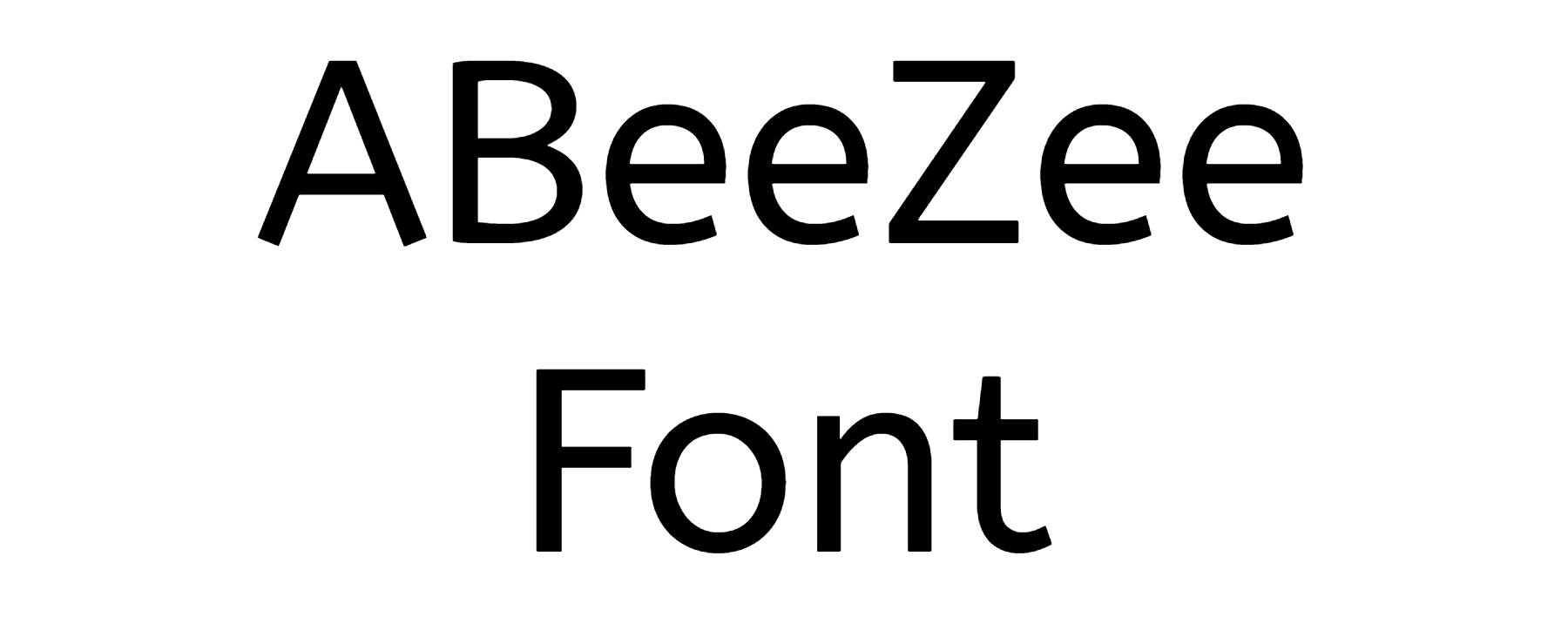 ABeeZee Font Download