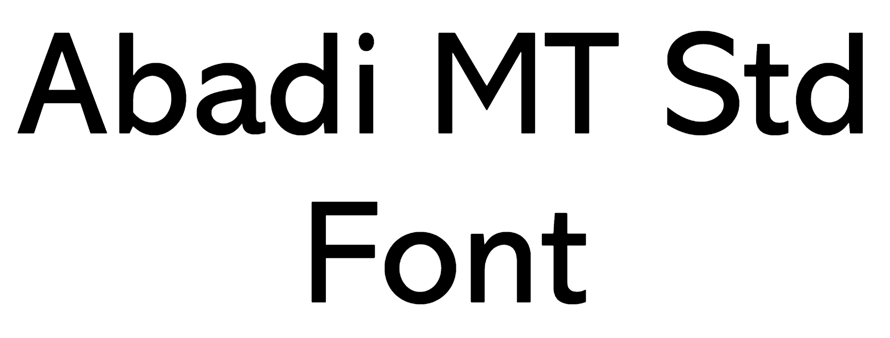 Abadi MT Std Font Download