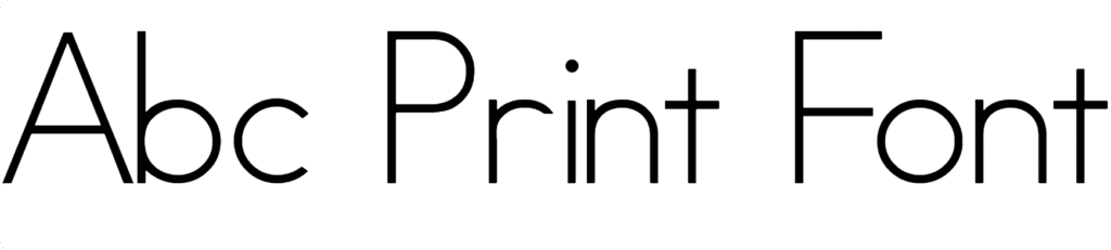 Abc Print Font Download