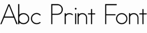 Abc Print Font Download