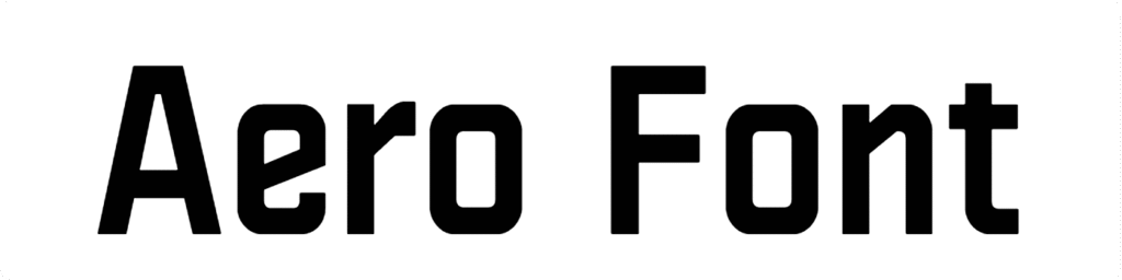 Aero Font Download