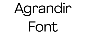 Agrandir Font Download