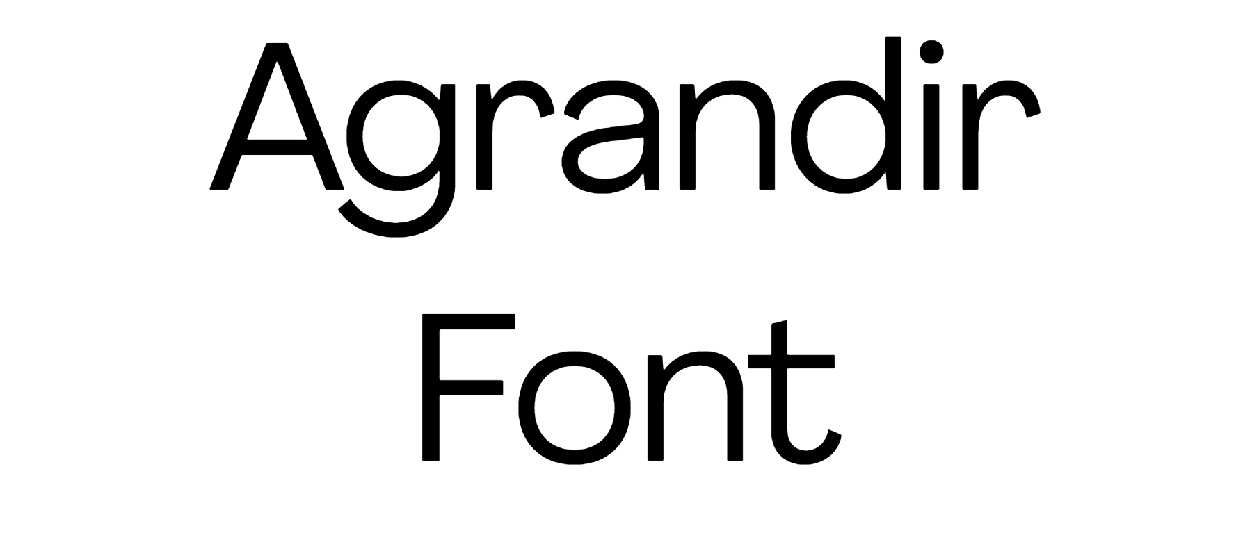 Agrandir Font Download