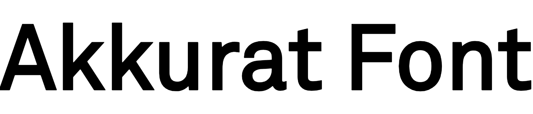Akkurat Font Download
