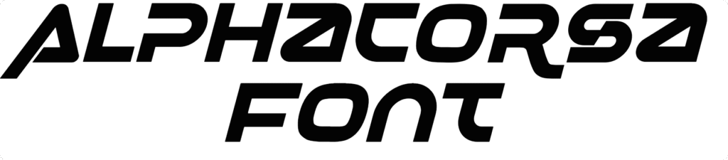 Alphacorsa Font Download