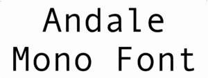 Andale Mono Font Download