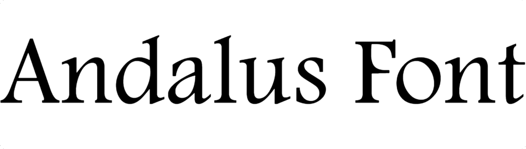 Andalus Font Download