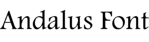Andalus Font Download