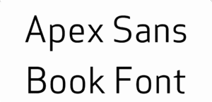 Apex Sans Book Font Download