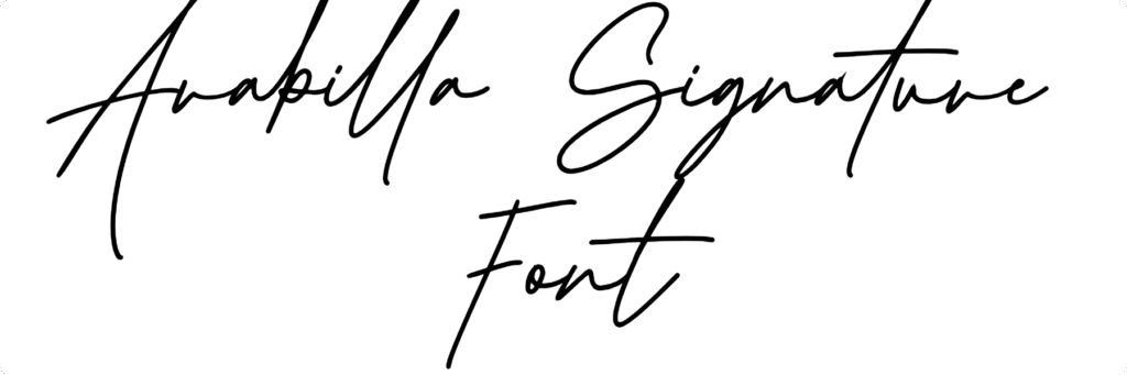 Arabilla Signature Font Download