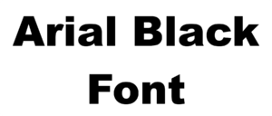 Arial Black Font Download