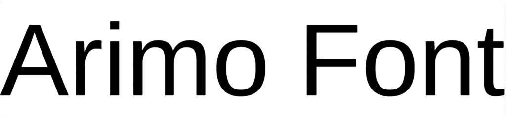 Arimo Font Download