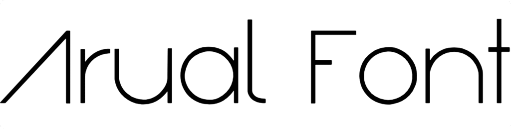 Arual Font Download
