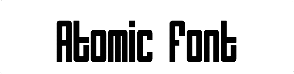 Atomic Font Download
