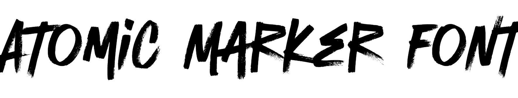 Atomic Marker Font Download