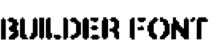 BUILDER Font Download