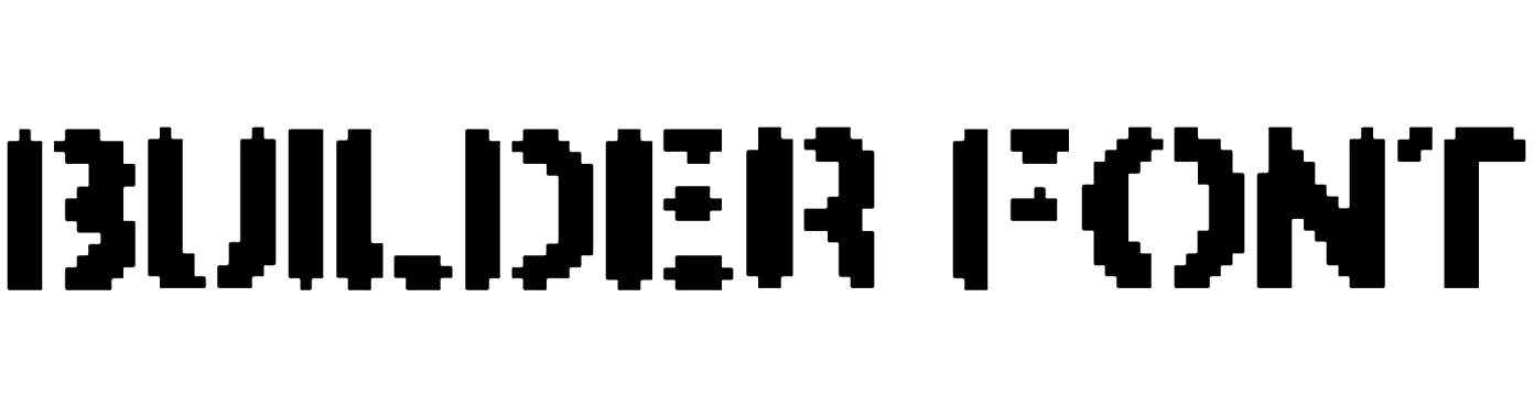 BUILDER Font Download